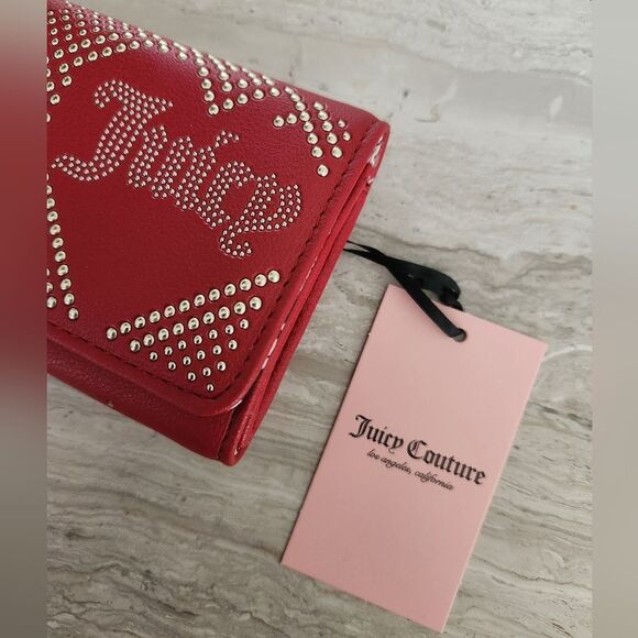 Juicy Couture Red Heart Studded Wallet - Picture 4 of 5